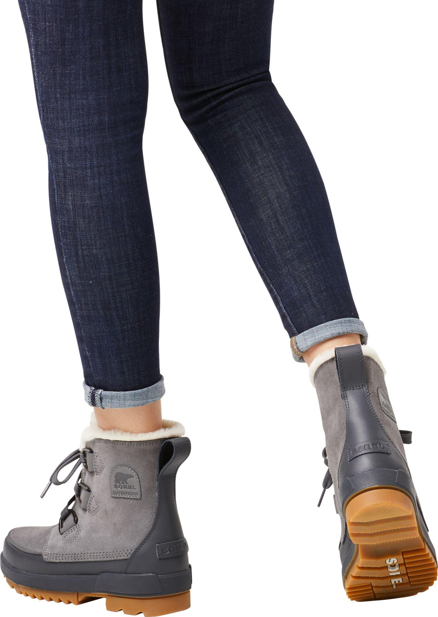 sorel women's tivoli iv waterproof boot quarry