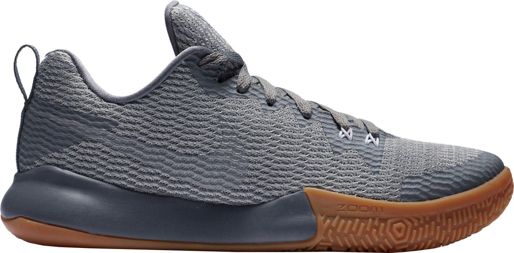 Nike Rubber Zoom Live Ii Basketball Shoes in Grey/Tan (Gray) for Men | Lyst
