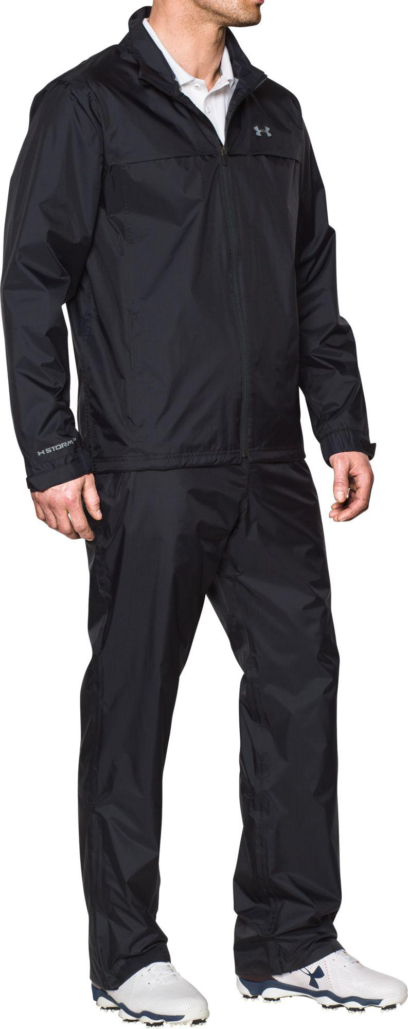 Under Armour Synthetic Storm Golf Rain Suit in Black for ...