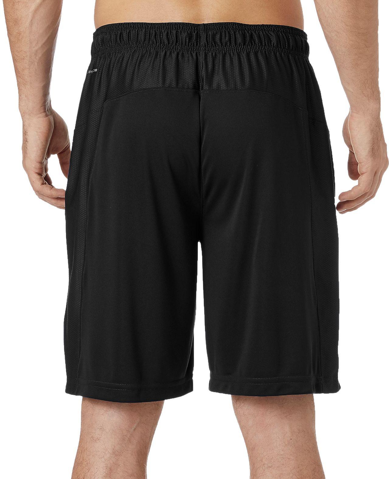 reebok men's solid performance shorts