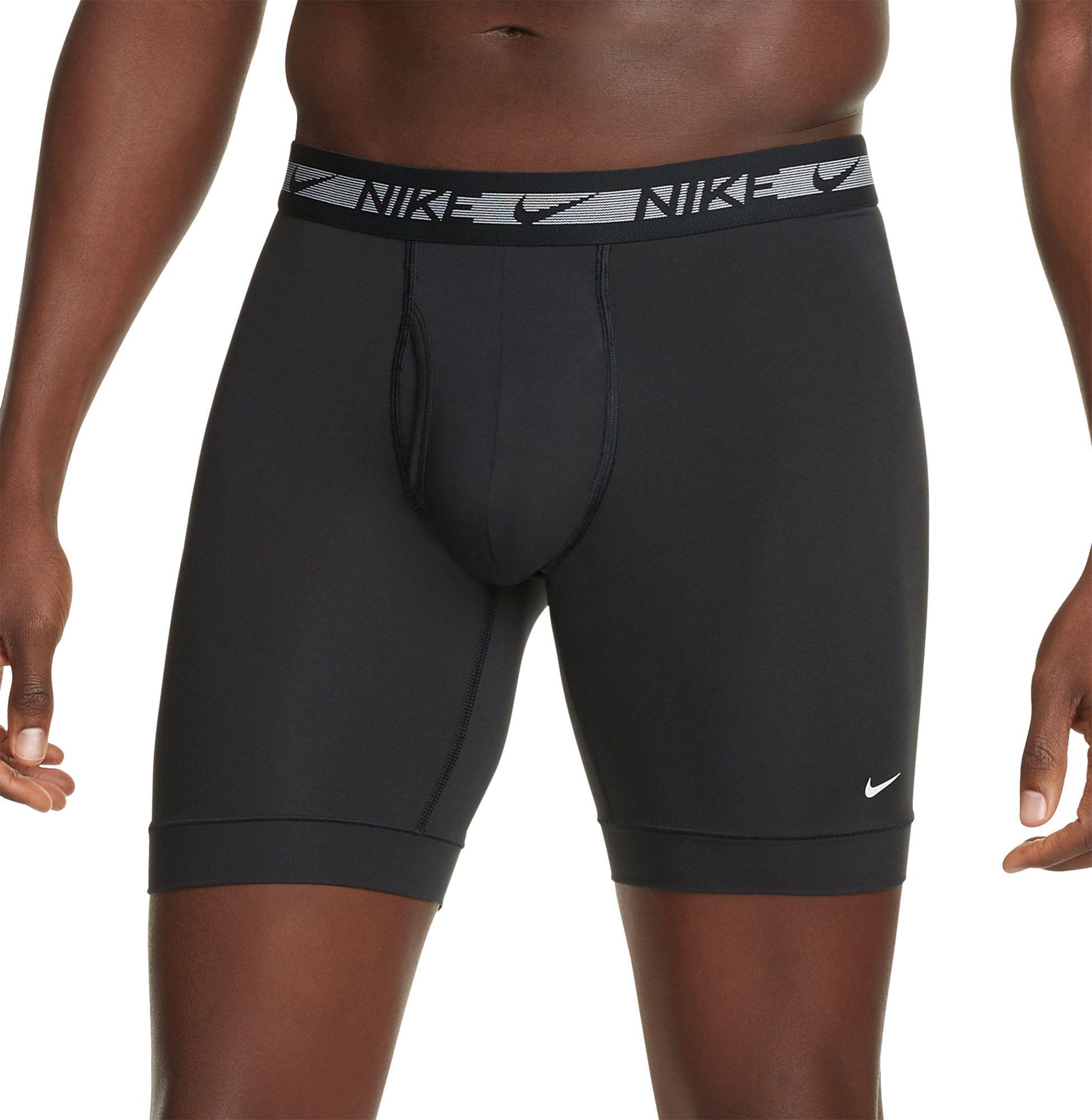 Nike Flex Micro Long Boxer Briefs – 3 Pack in Black for Men - Lyst