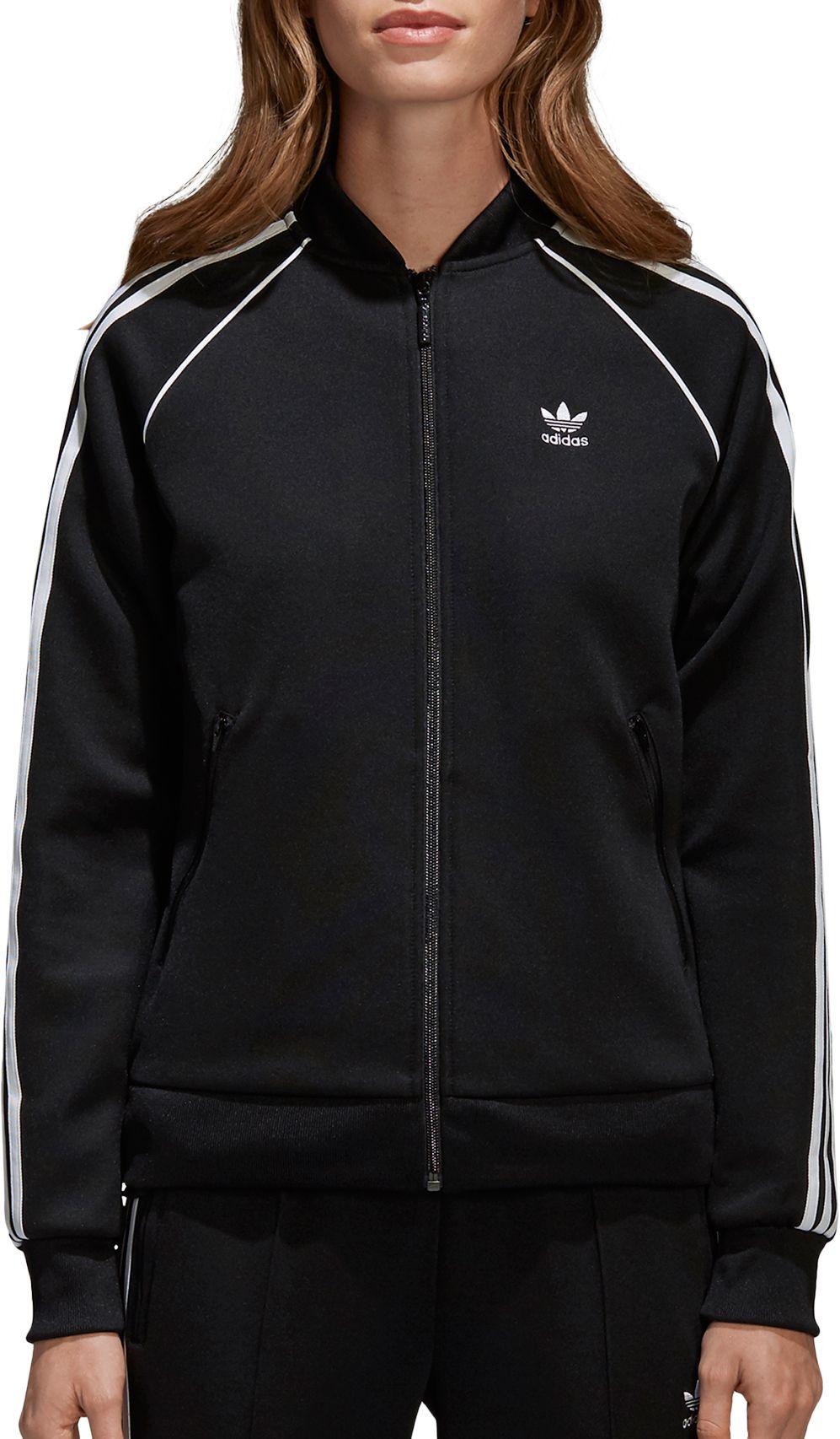 adidas Synthetic Sst Tt Women's Tracksuit Jacket In Black Lyst