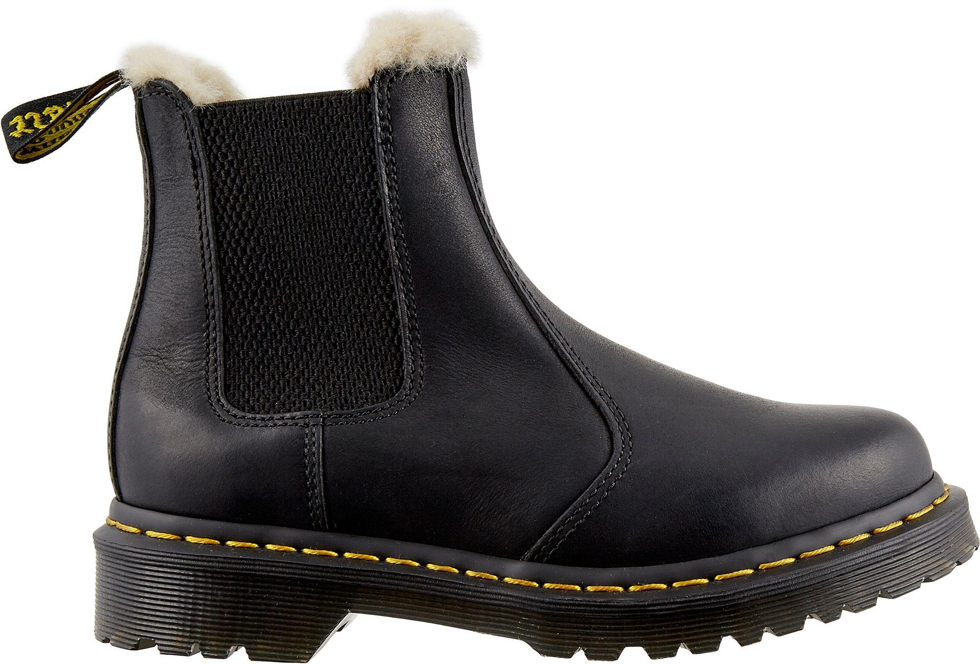 Dr. Martens 2976 Leonore Lined Chelsea Winter Boots in Black - Lyst