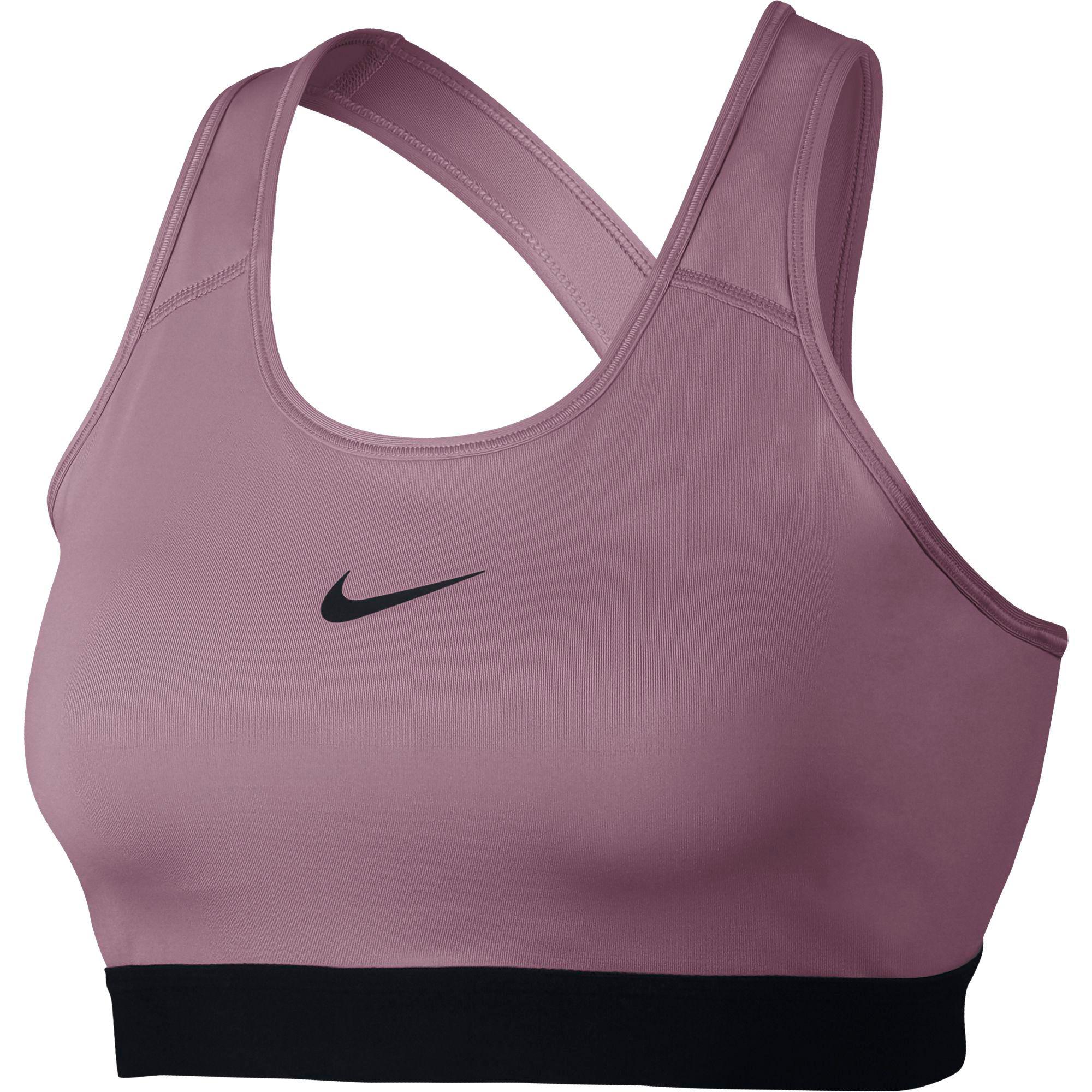 nike women's pro classic swoosh compression sports bra