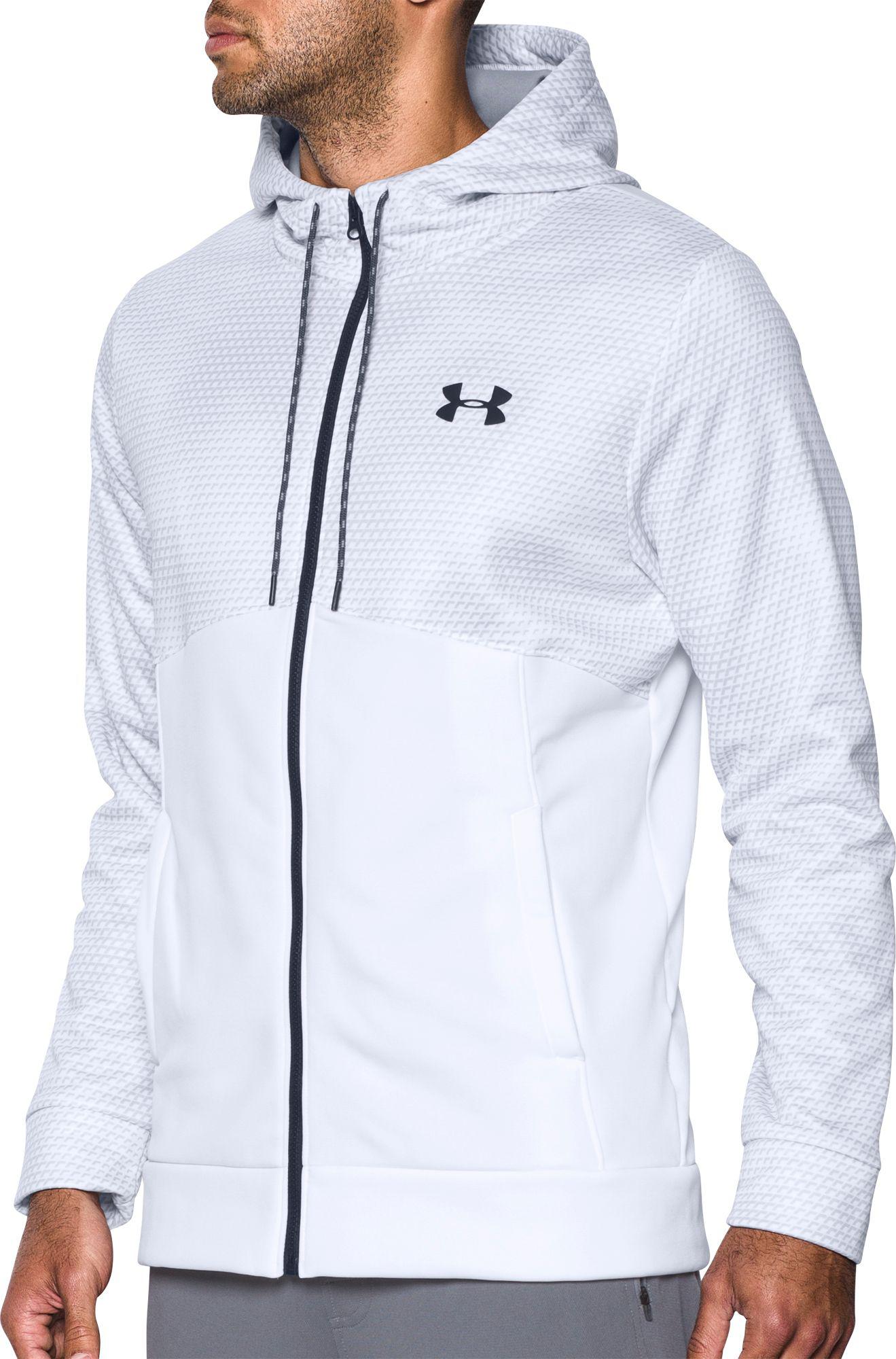 under armour men's armour fleece storm full zip hoodie