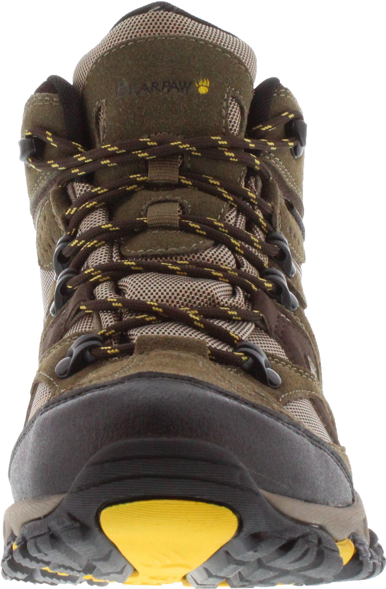 BEARPAW Rubber Rock Mid Waterproof Hiking Boots in Olive (Green) for ...