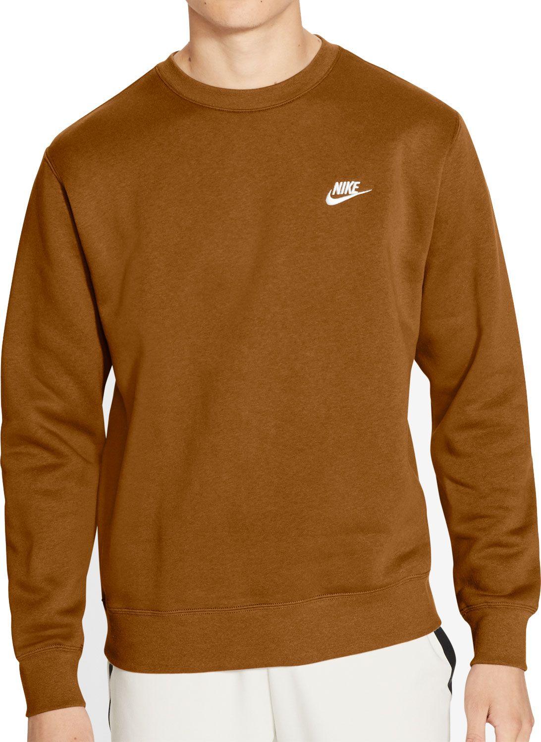 Nike Fleece Sportswear Club Crewneck Sweatshirt (regular And Big & Tall ...