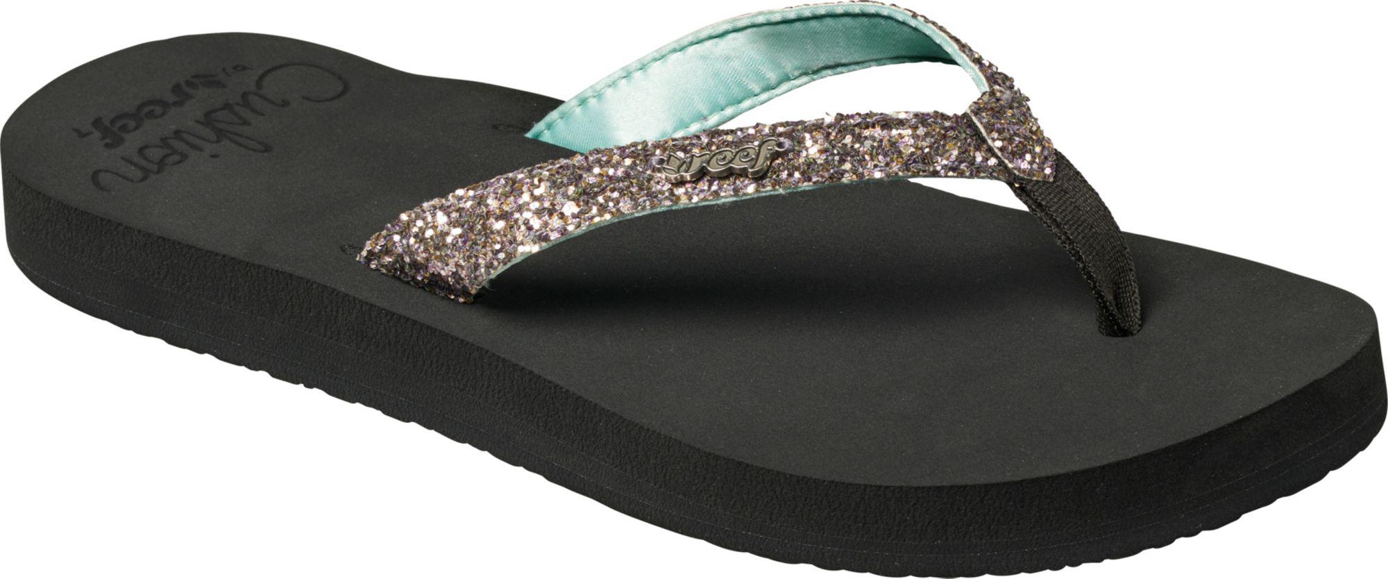 reef pewter flip flops