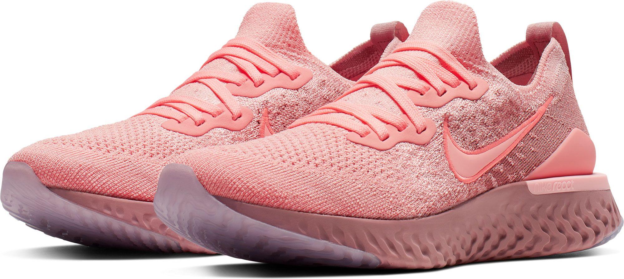 nike react flyknit pink