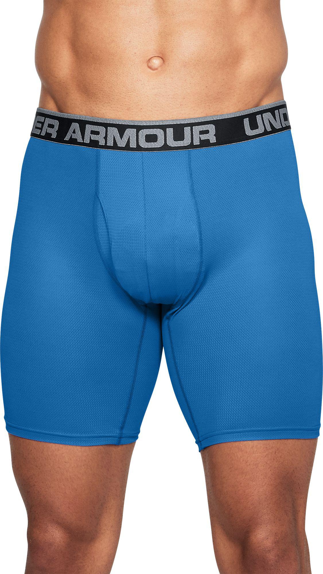 Under Armour Tech Mesh 9'' Boxer Briefs 2 Pack in Blue for Men Lyst