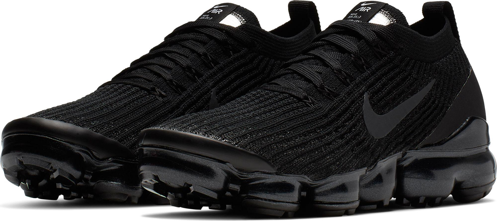 nike air vapormax flyknit triple black womens