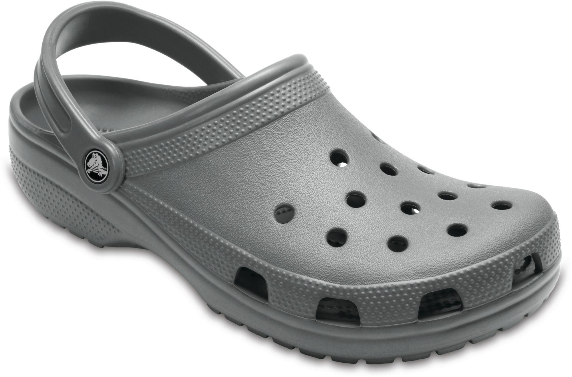 gray womens crocs