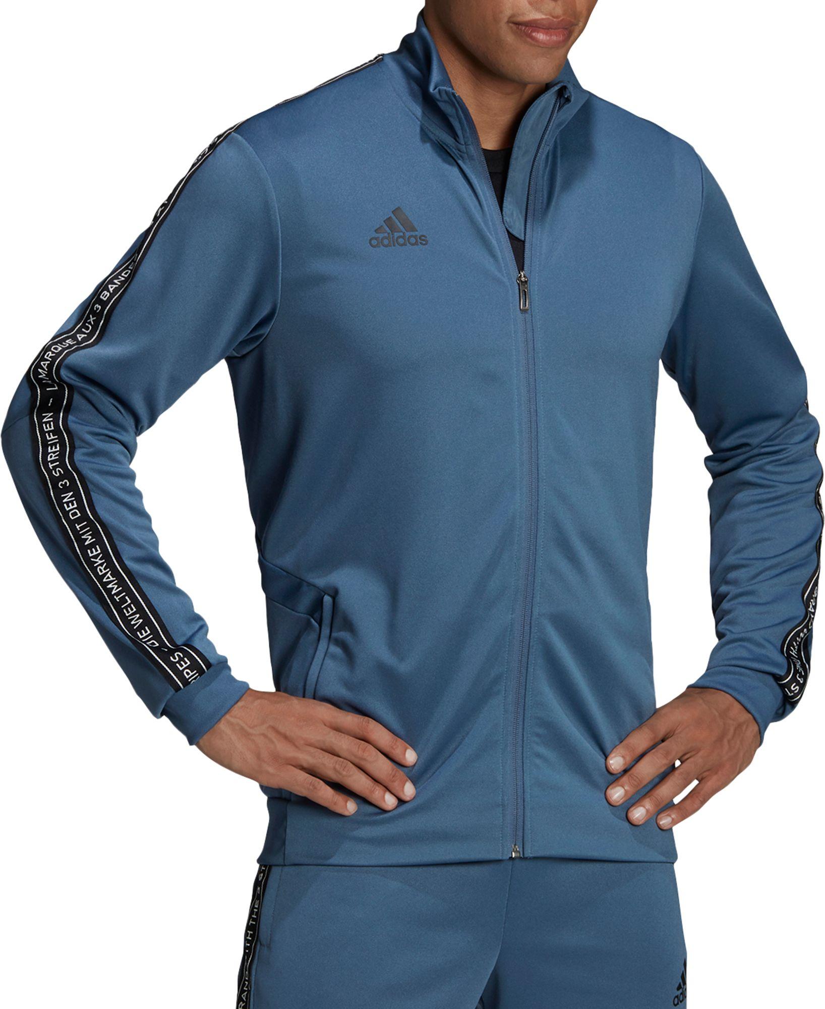 adidas Arsenal Soccer Track Jacket in Blue for Men - Lyst