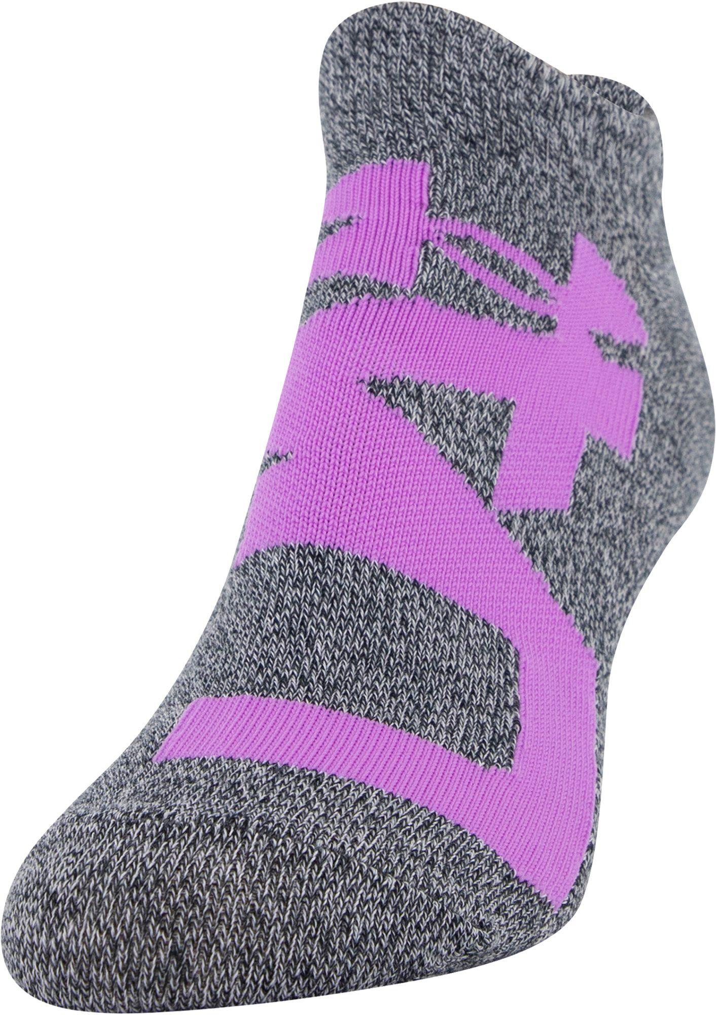 Under Armour Essential 2.0 No Show Socks 6 Pack in Purple Lyst