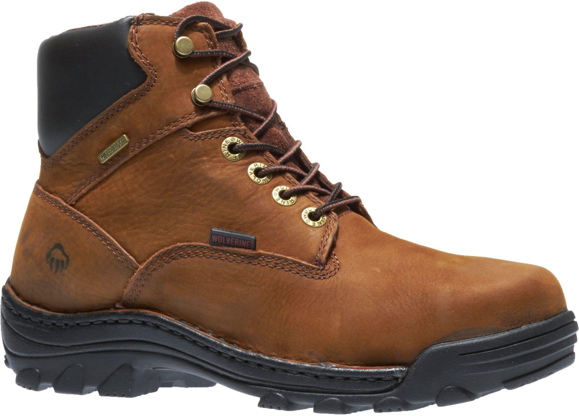 Wolverine Leather Durbin 6'' Waterproof Work Boots in Brown for Men Lyst