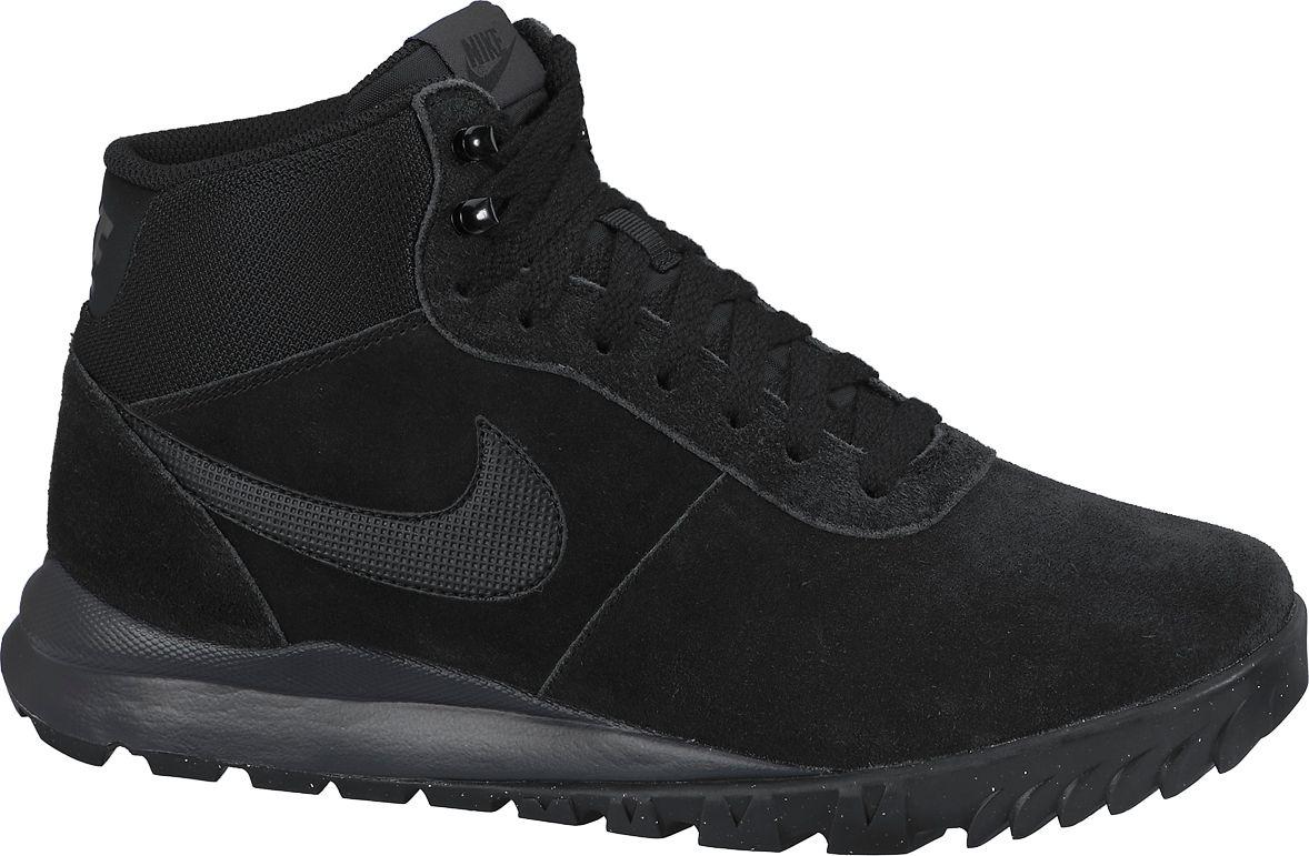 Nike Hoodland Suede Shoes in Black/Black (Black) for Men