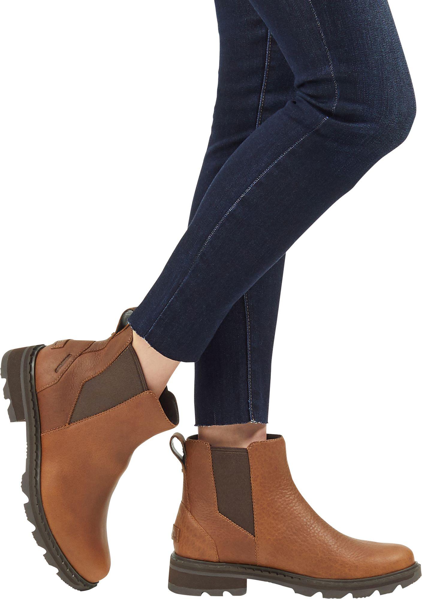 sorel lennox lace boot sandy tan