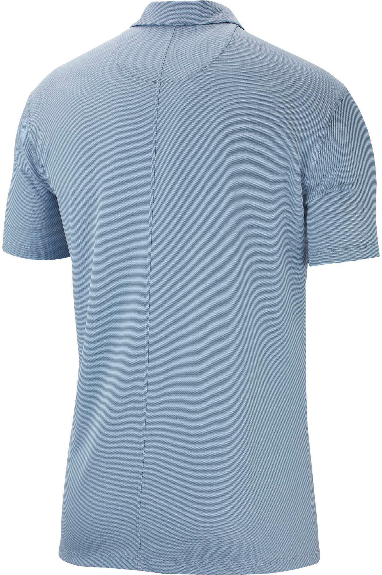 Nike Synthetic Victory Texture Golf Polo in Blue for Men Lyst