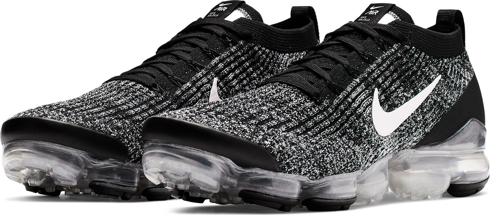 Nike Synthetic Air Vapormax Flyknit 3 Shoe in Black/White (Black) for Men - Lyst