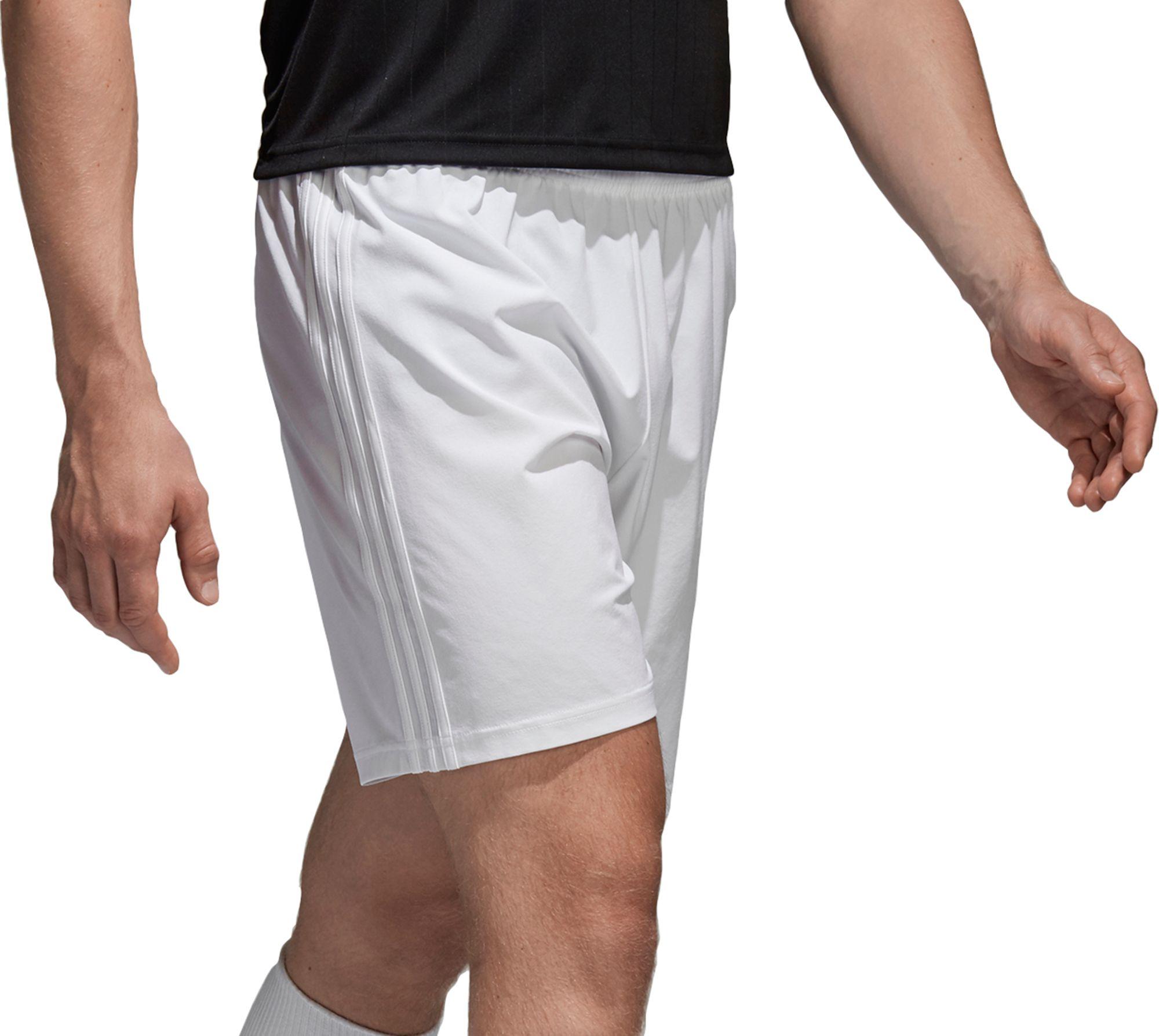 adidas Synthetic Condivo 18 Soccer Shorts in White/White (White) for