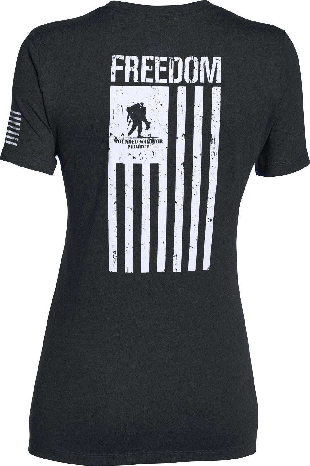 wounded warrior project freedom flag shirt