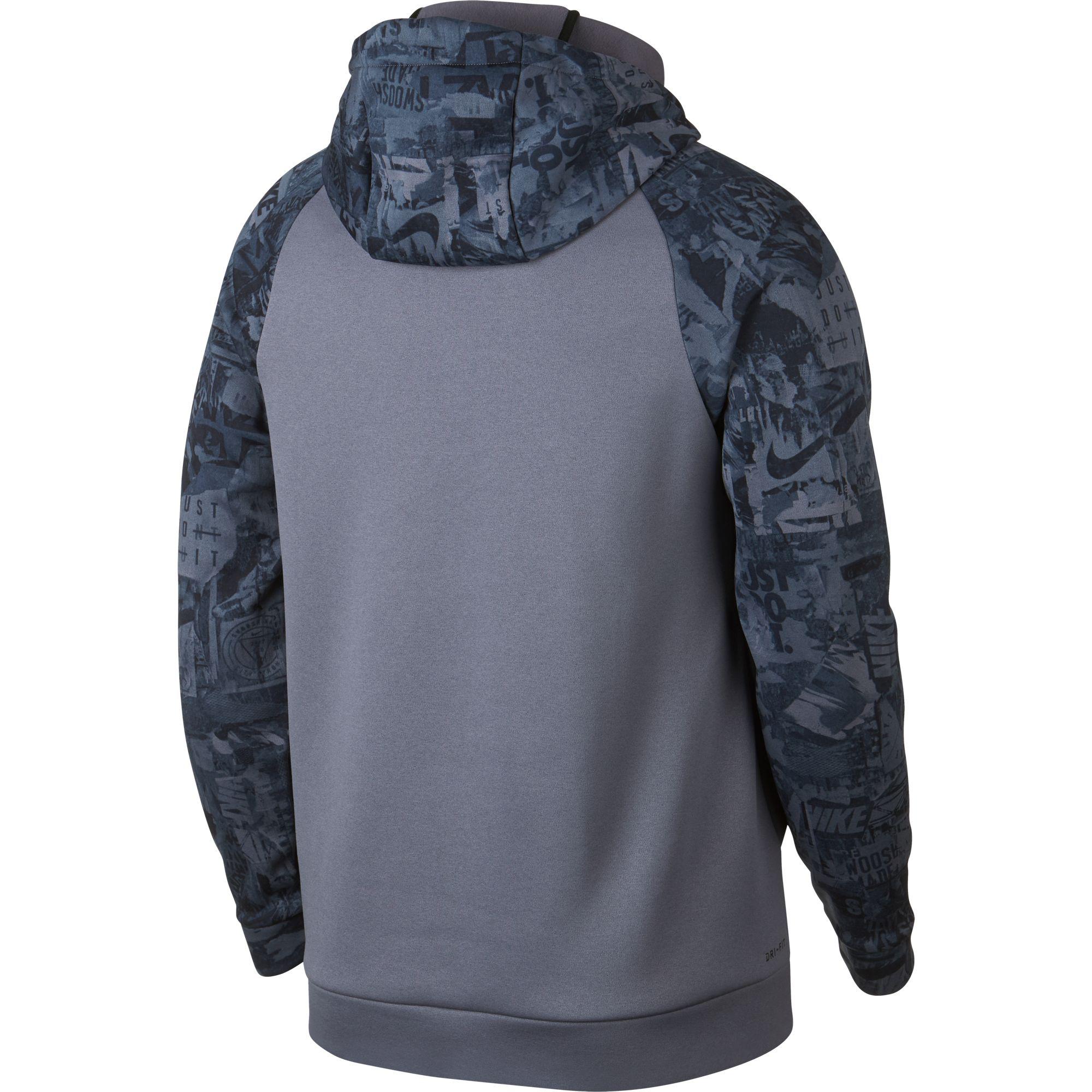 Nike Synthetic Therma Rip N Tear Graphic Hoodie for Men - Lyst