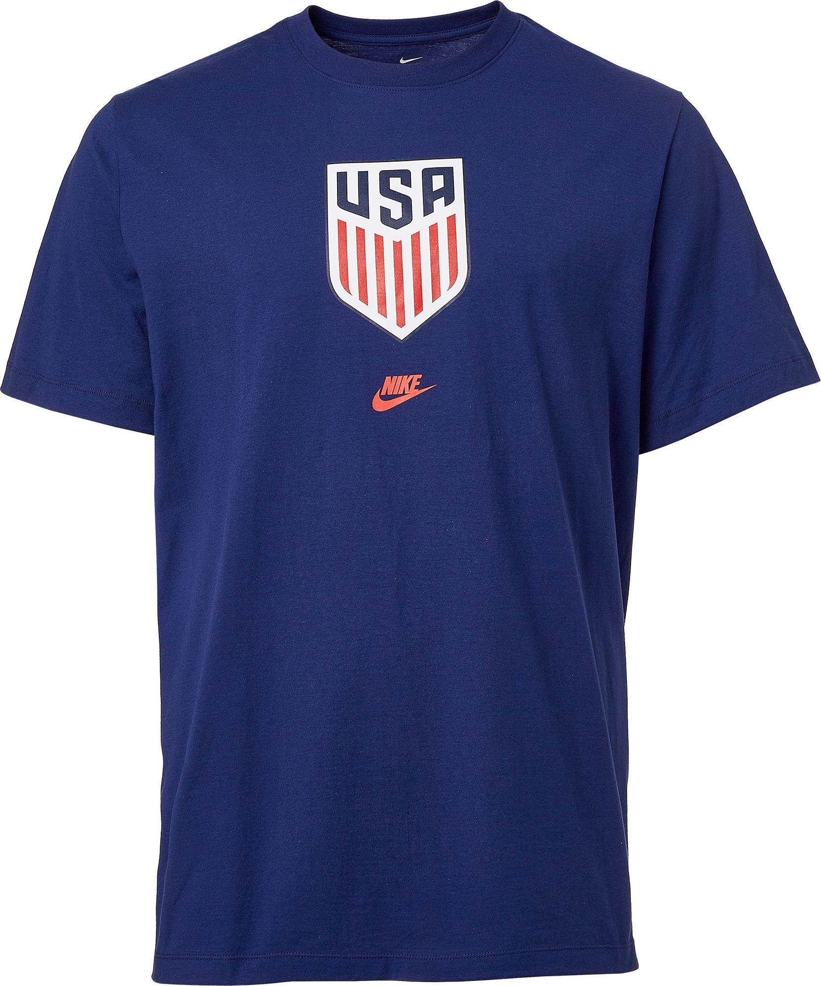 Nike Usa Soccer Crest Blue Tshirt for Men Lyst