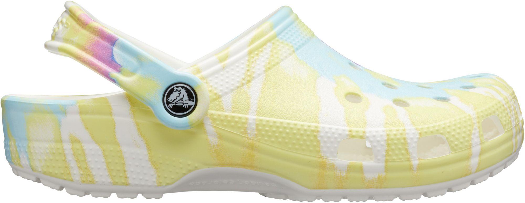 crocs tie dye pastel