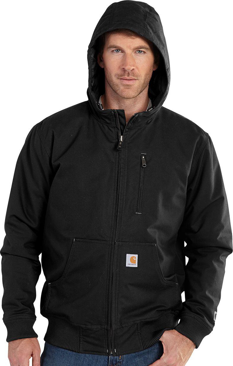 Carhartt Canvas Quick Duck Jefferson Active Jacket in Black for Men - Lyst
