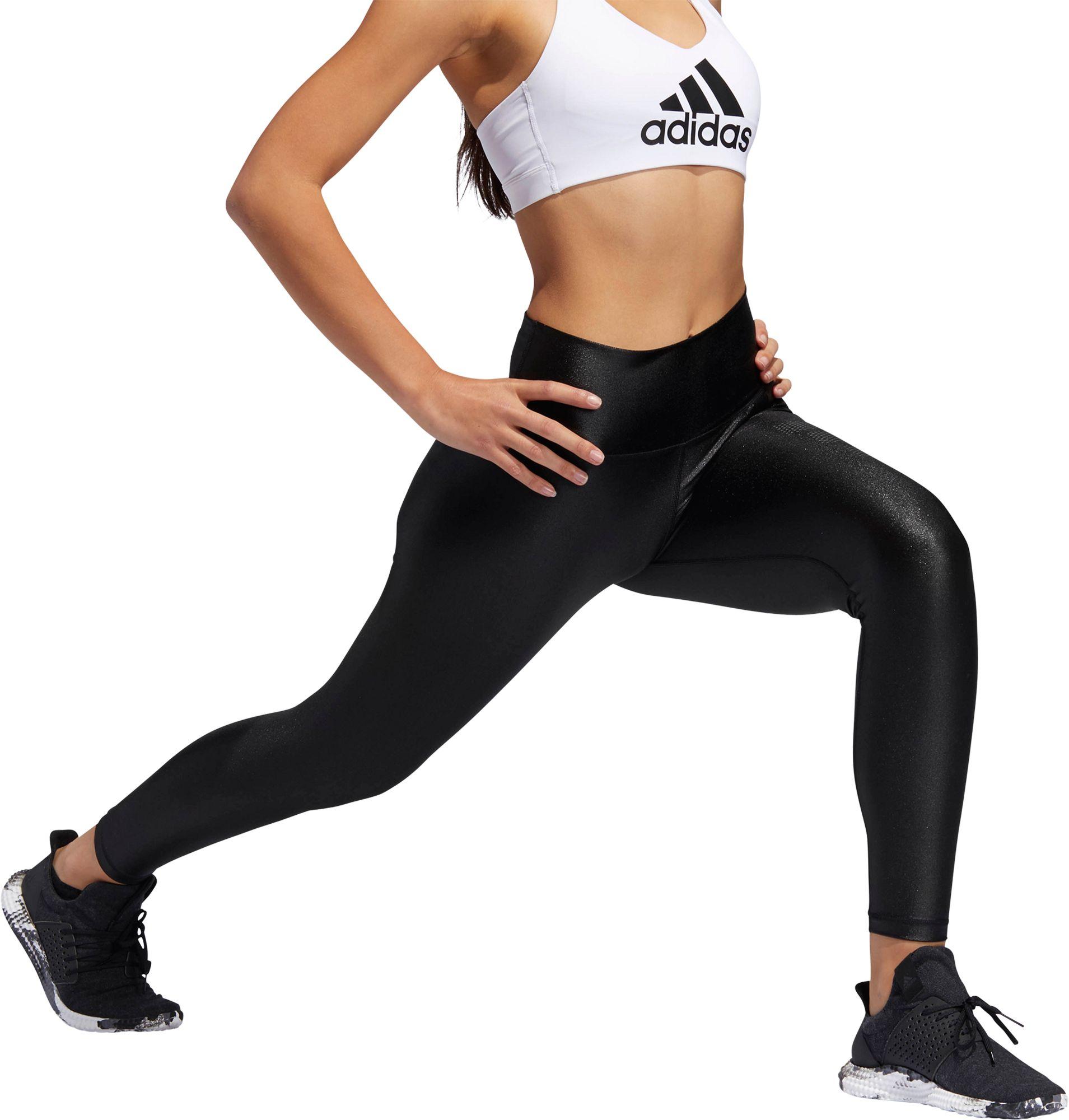 adidas Elieve This High Rise Matte Shine 7/8 Tights in Black - Lyst