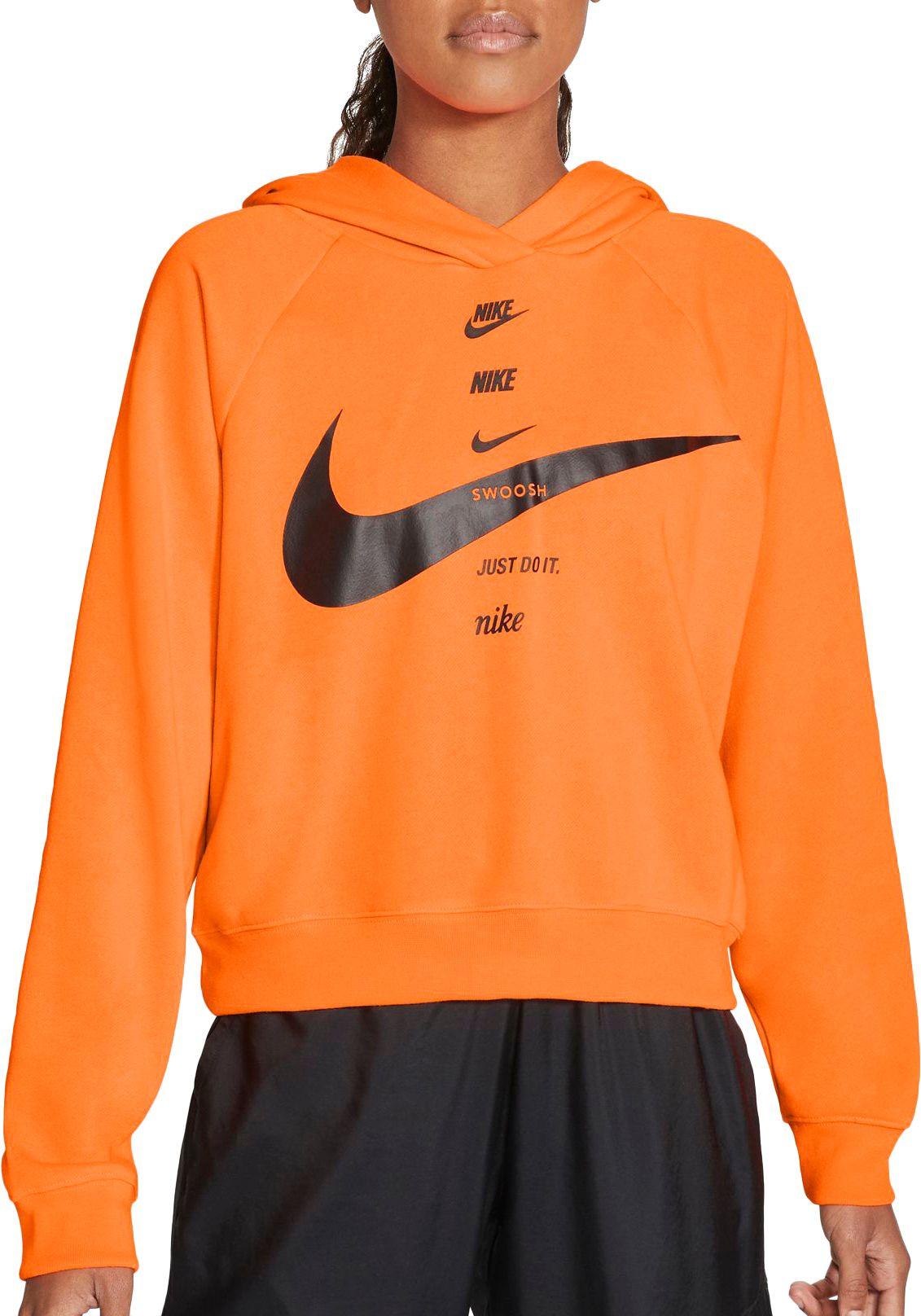 Nike Swoosh Overhead Fleece Hoodie in Orange - Save 19% - Lyst