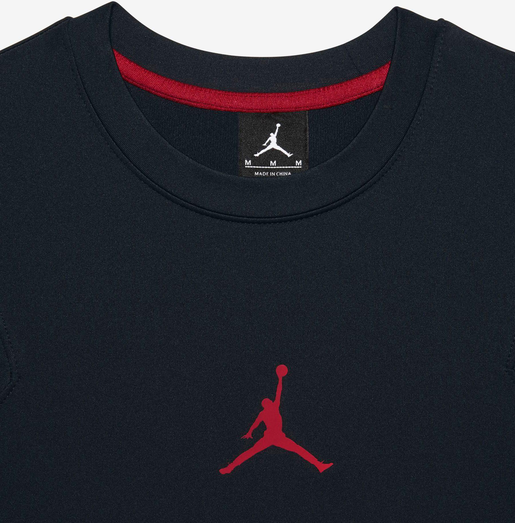 Nike Synthetic Jordan Flight Performance Long Sleeve Basketball Shirt ...