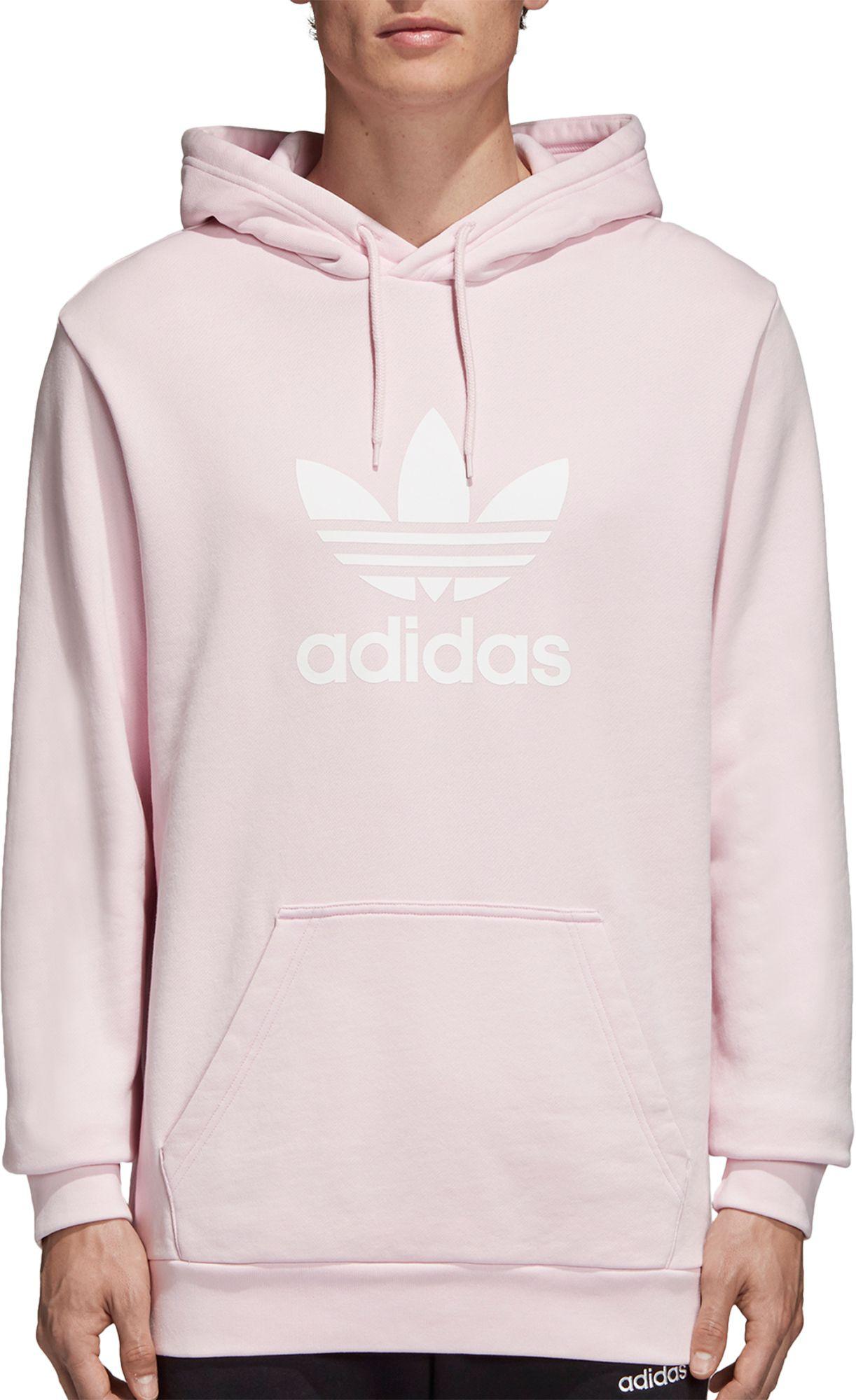 pastel pink adidas hoodie