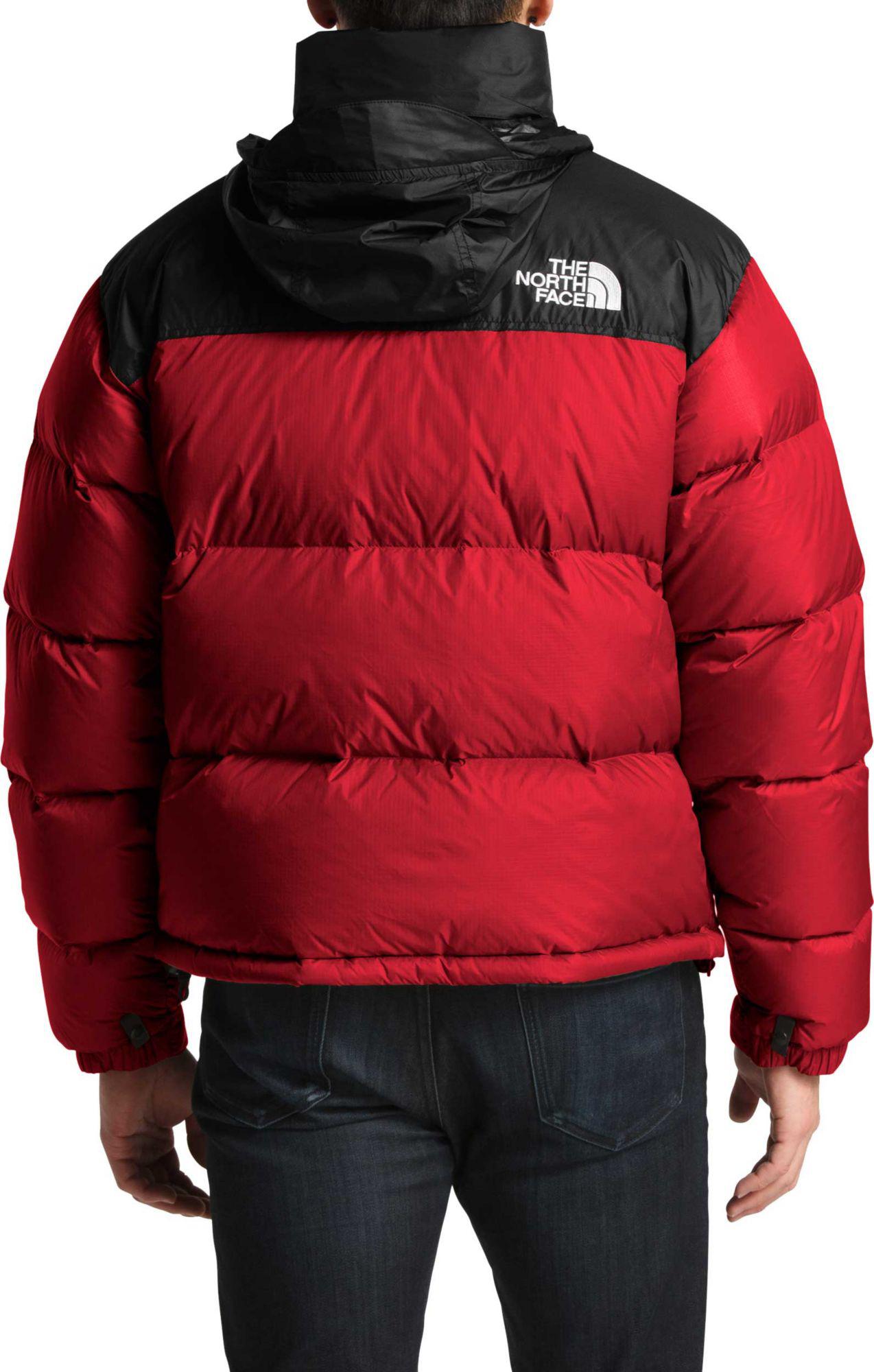 north face red nuptse jacket