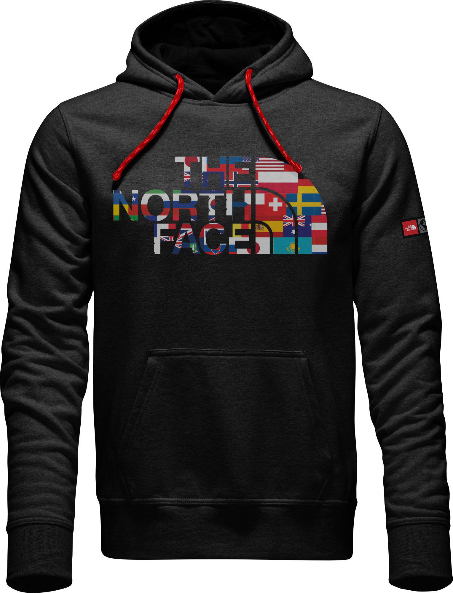 The North Face Cotton International Collection Logo Pullover Hoodie in Black for Men - Lyst