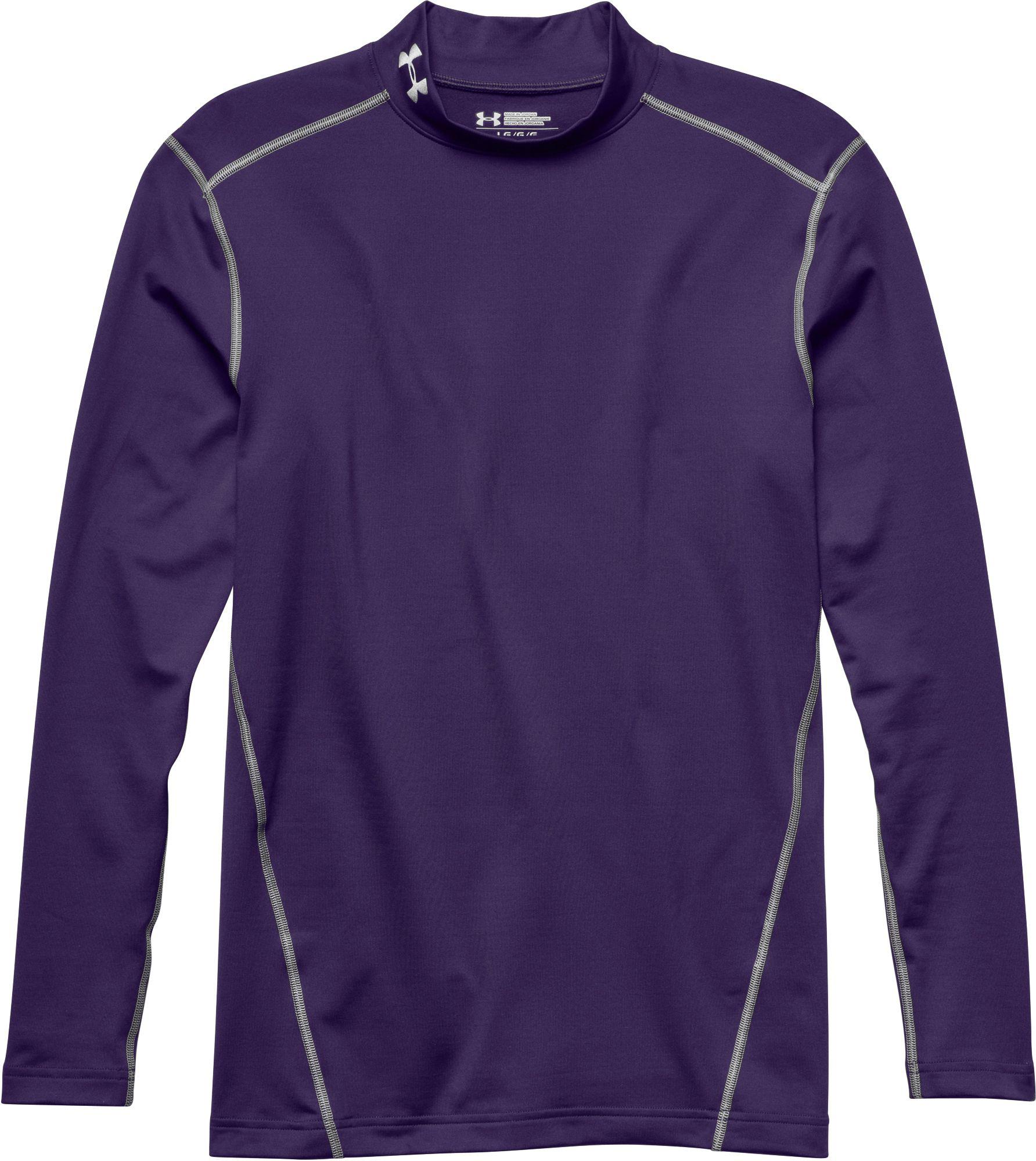 under armour purple compression shirt