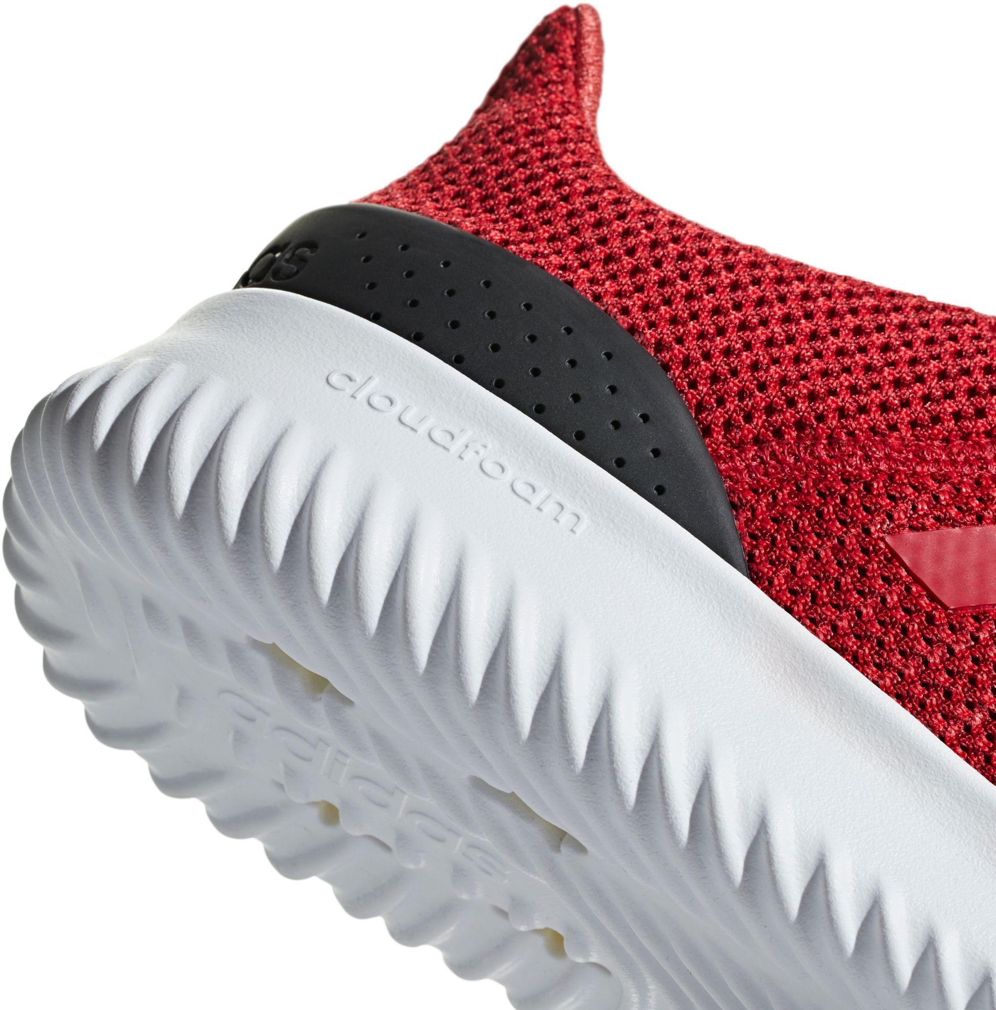 adidas cloudfoam red black