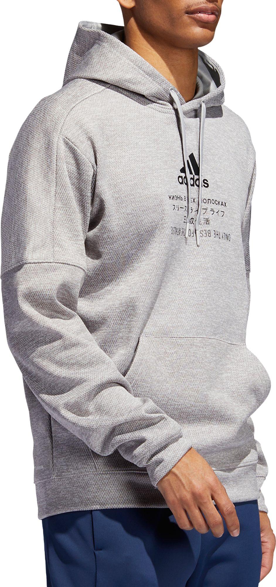 adidas men's team issue training graphic hoodie