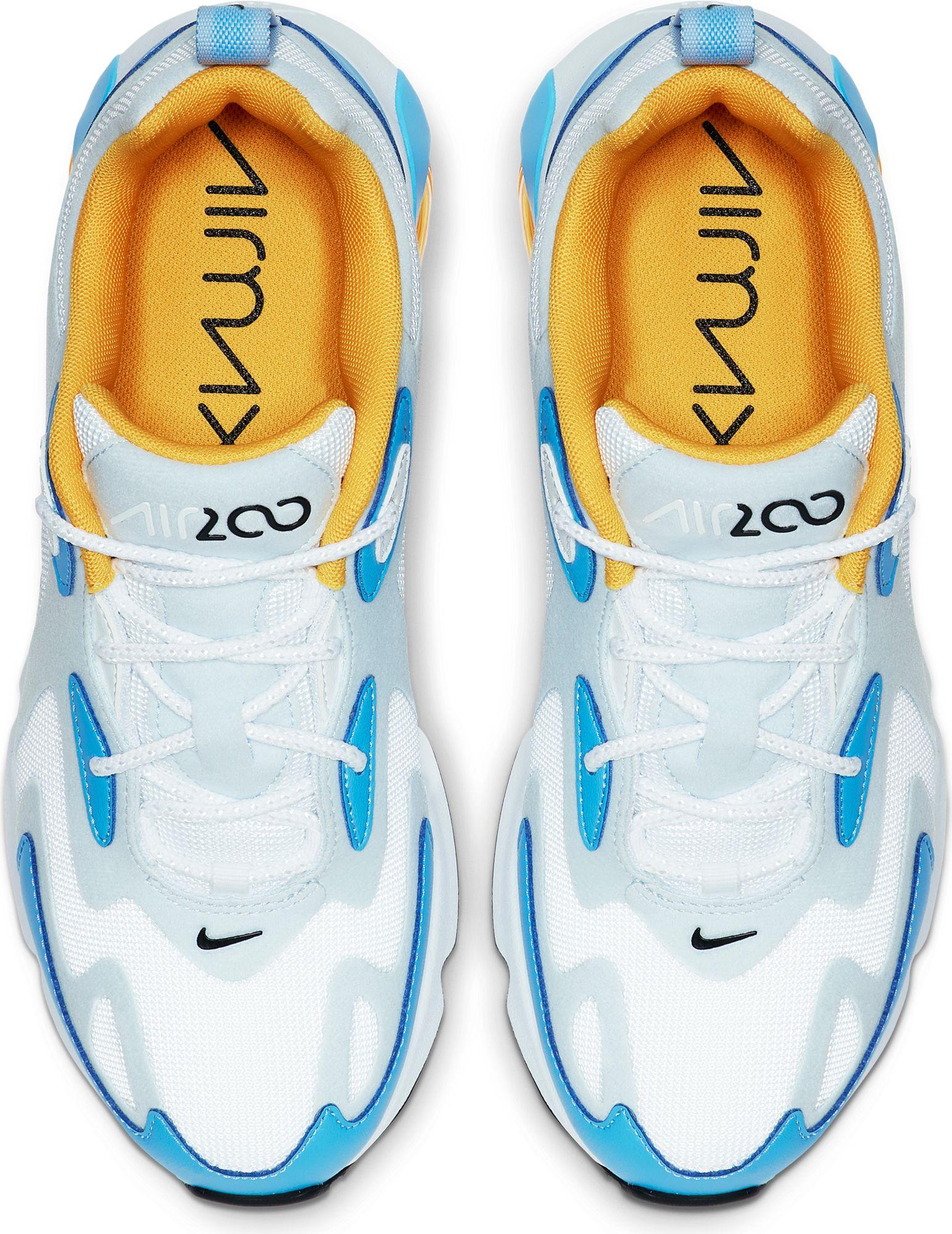 nike air max 200 blue and yellow