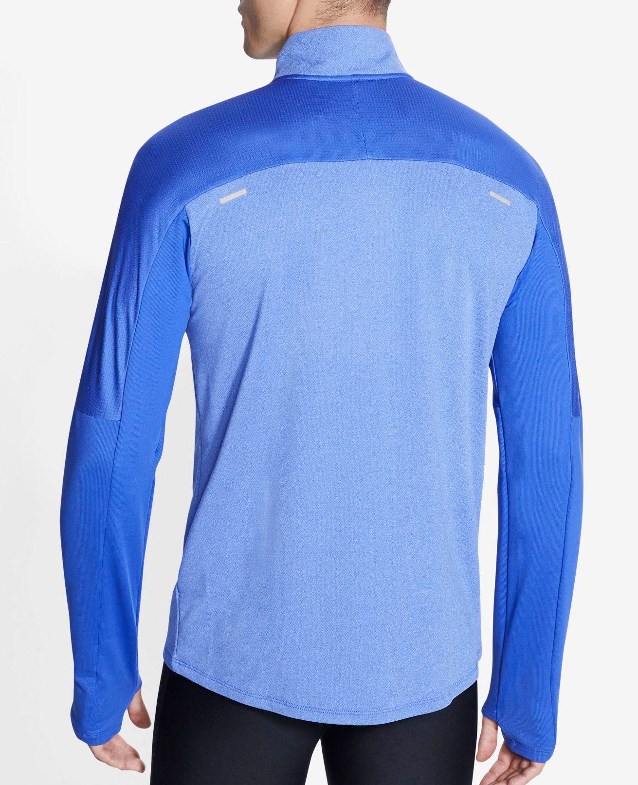 Nike Element 1⁄2 Zip Running Long Sleeve Shirt in Blue for Men Lyst