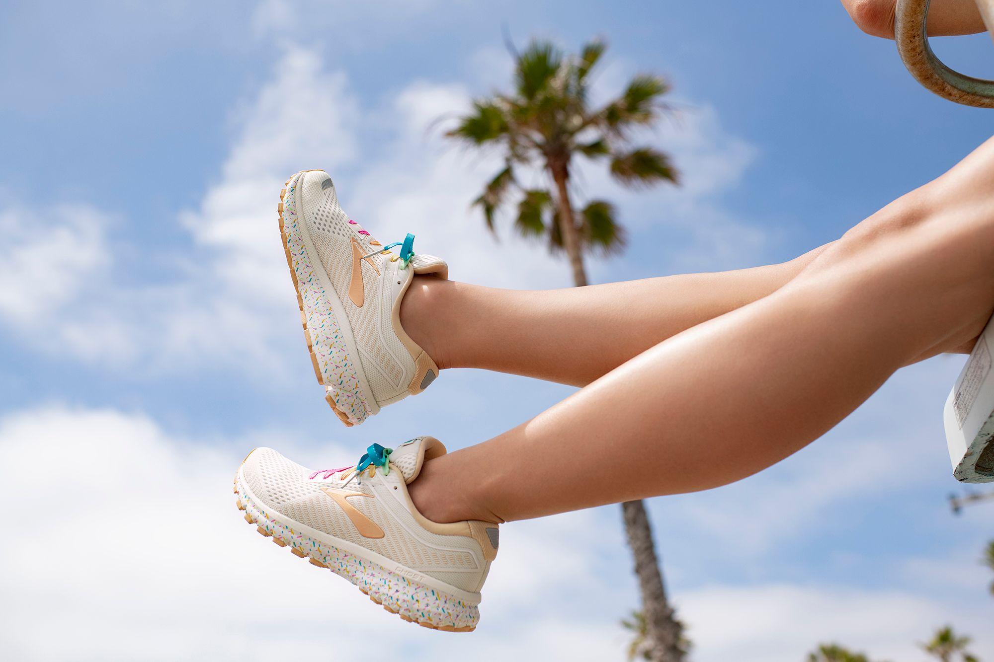 brooks women's ghost 12 vanilla sprinkles running shoes