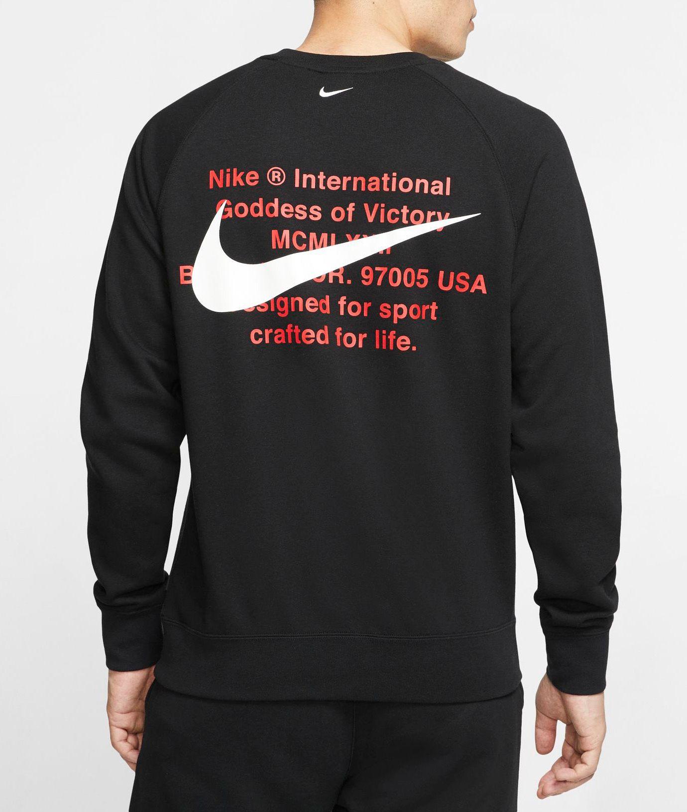 Nike Men's Sportswear Double Swoosh French Terry Crewneck Sweatshirt Deals,  SAVE 31% - icarus.photos