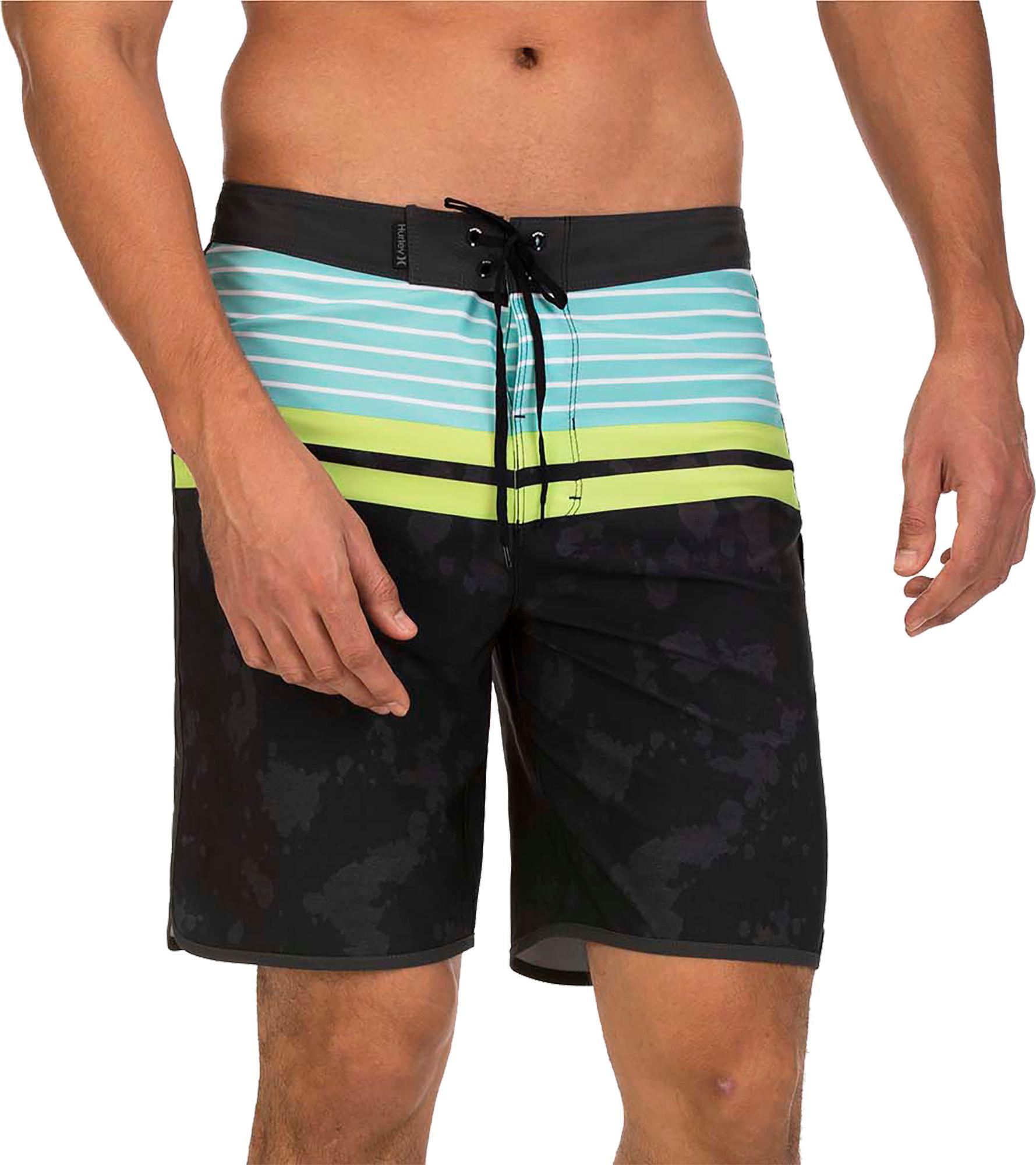 Hurley Synthetic Phantom Aloha Stripe Board Shorts in Black for Men Lyst