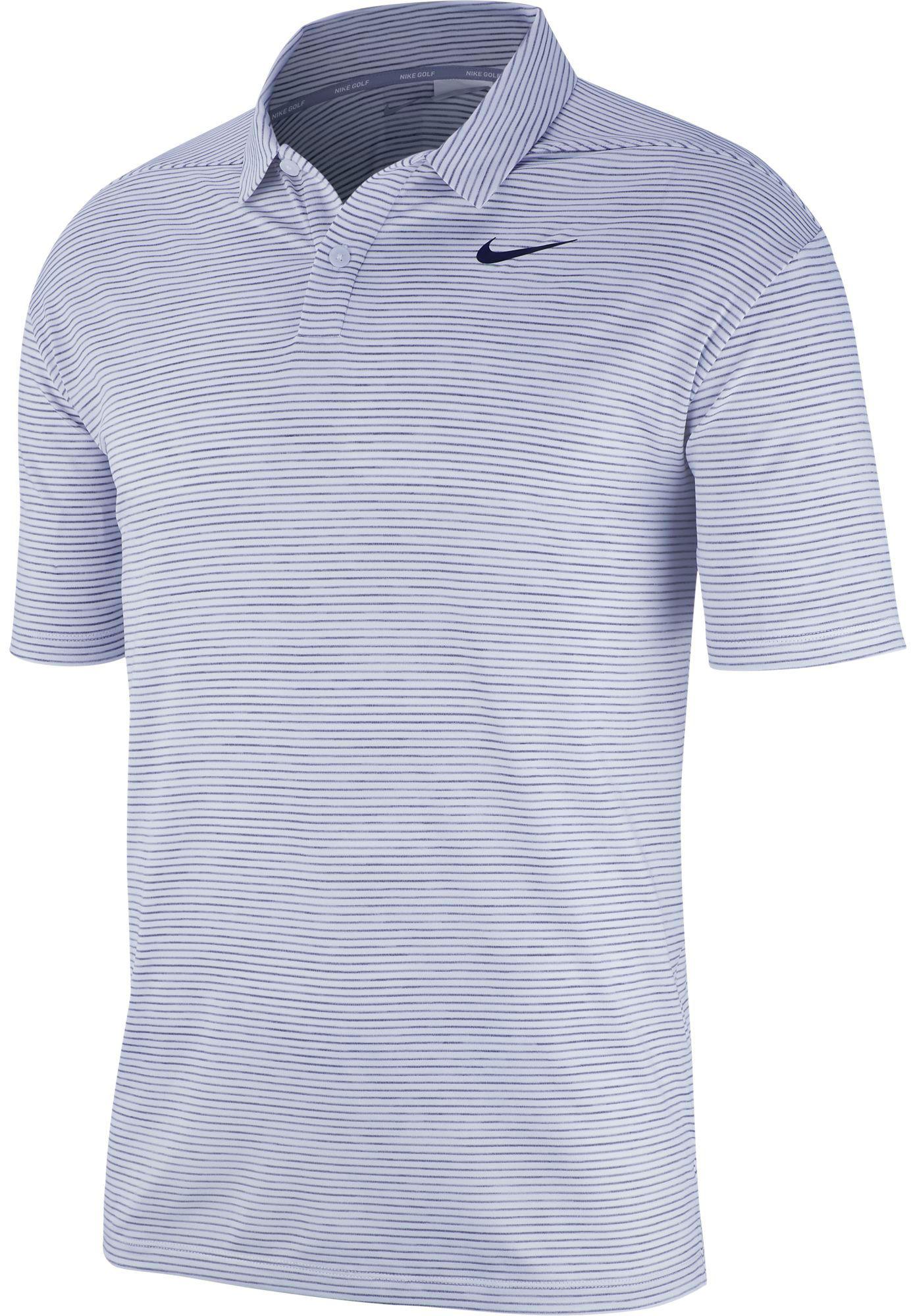 nike men's tiger woods dry stripe golf polo