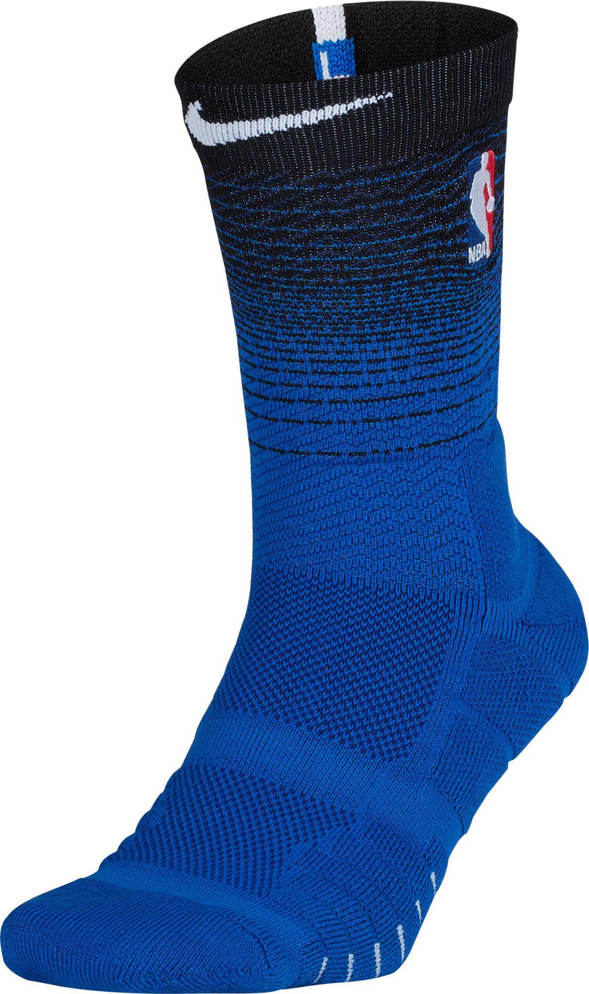 Nike Synthetic Orlando Magic City Edition Elite Quick Nba Crew Socks in Blue for Men - Lyst
