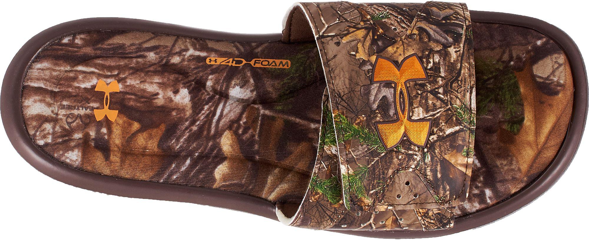 under armour camouflage slides