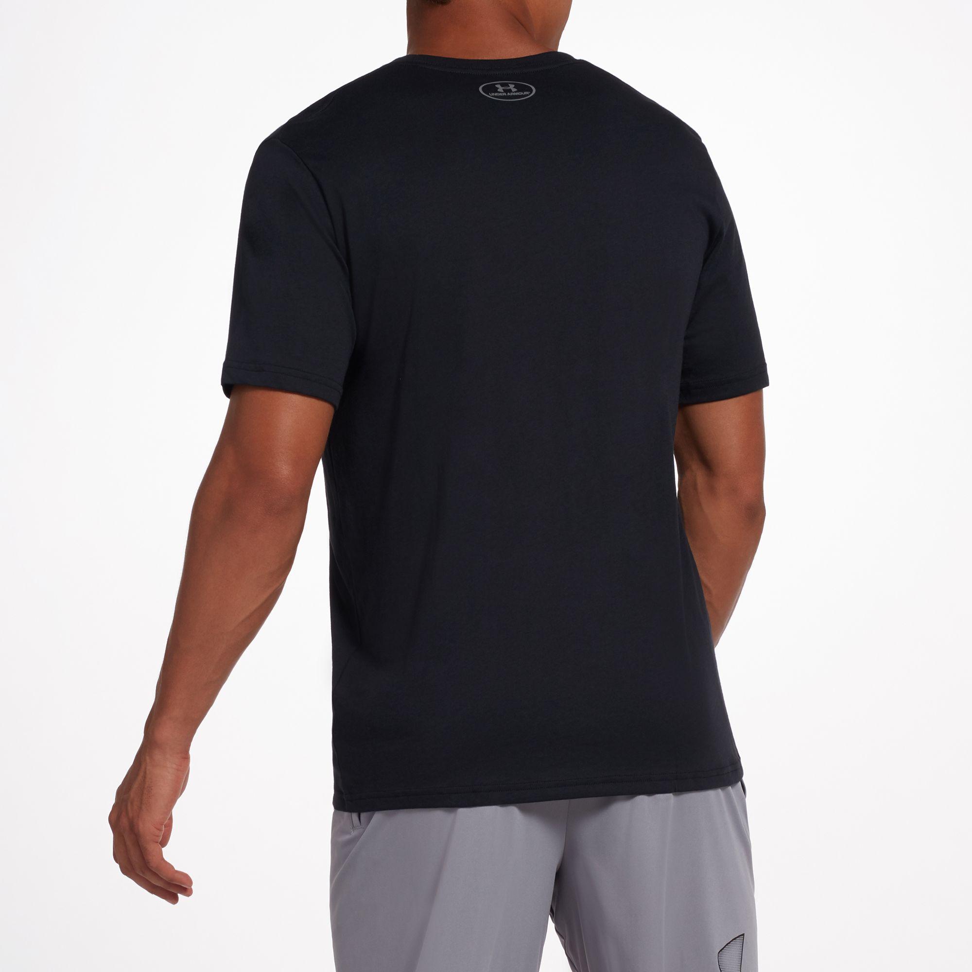 Under Armour Cotton Sportstyle Left Chest Graphic T-shirt in Black ...