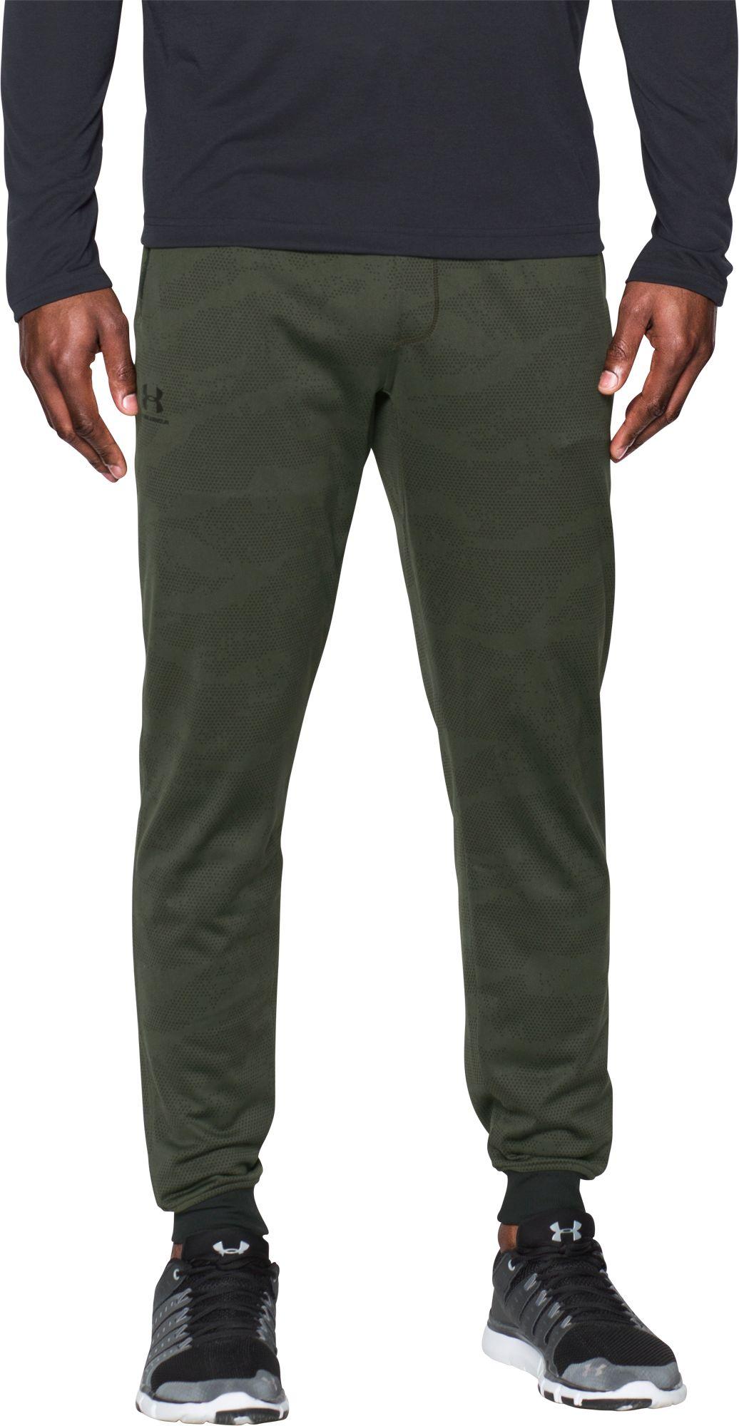 under armour green joggers