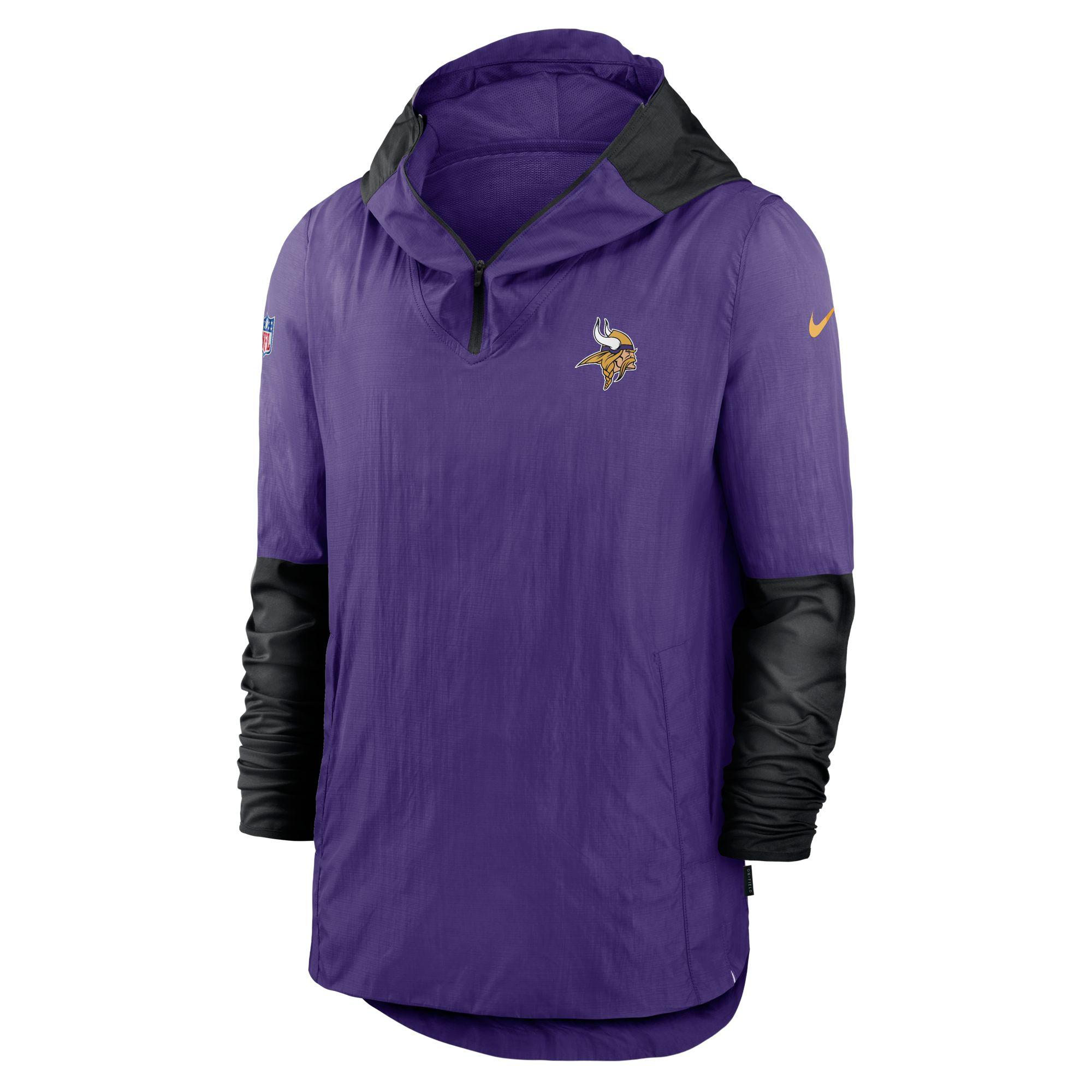 Nike Minnesota Vikings Sideline Drifit Player Jacket in Purple for Men Lyst