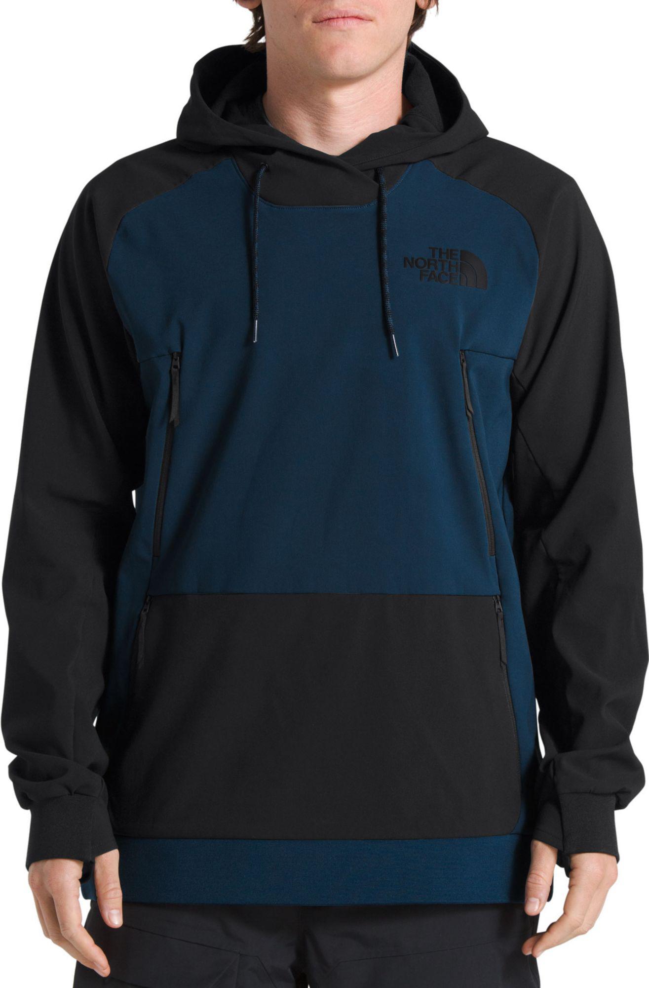 red hoodie black sleeves